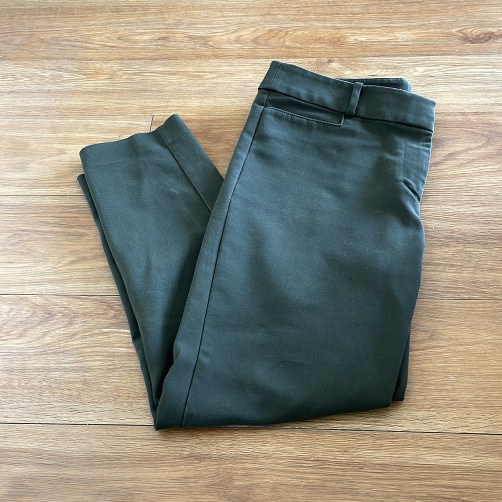 LOFT Olive Green Skinny Pants